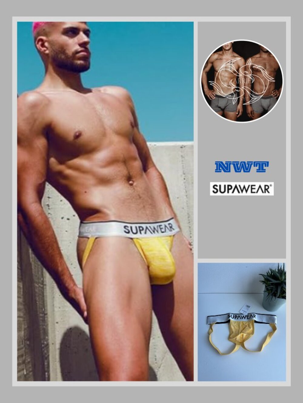 Supawear - Hero Jockstrap - Yellow (M)